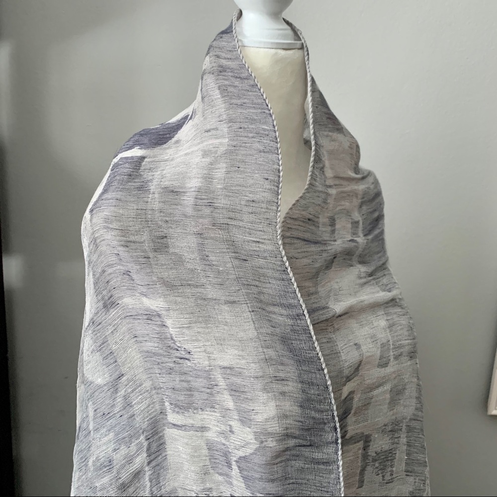 Armani Collezioni linen silk blend scarf